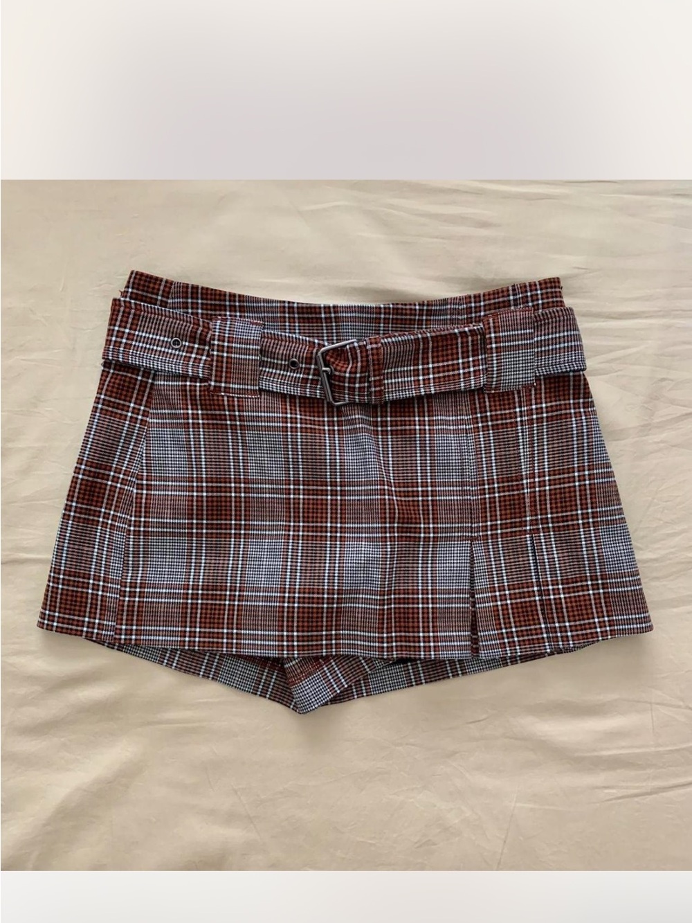 Free people plaid skirt